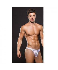 Envy tanga blanco líneas S/M