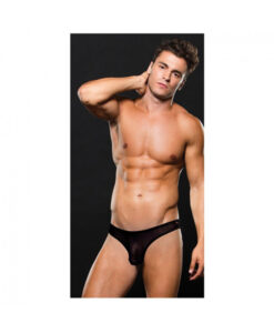 Envy tanga negro semitransparente S/M