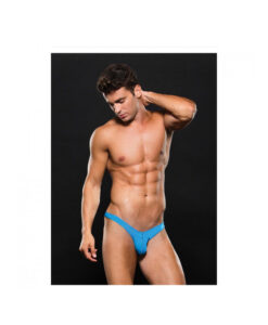 Envy tanga con cremallera azul M/L