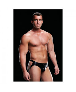 Envy suspensorio negro efecto cuero M/L