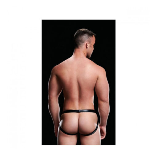 Envy suspensorio negro efecto cuero S/M - Imagen 2