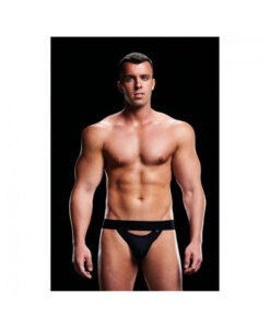 Envy suspensorio con abertura negro S/M