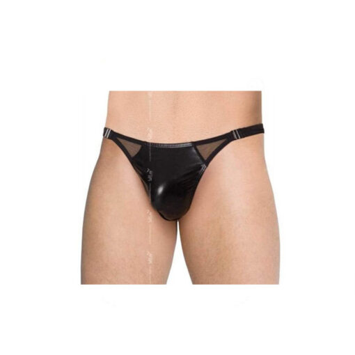Softline 4518 tanga desmontable cuero/transparecia M/L