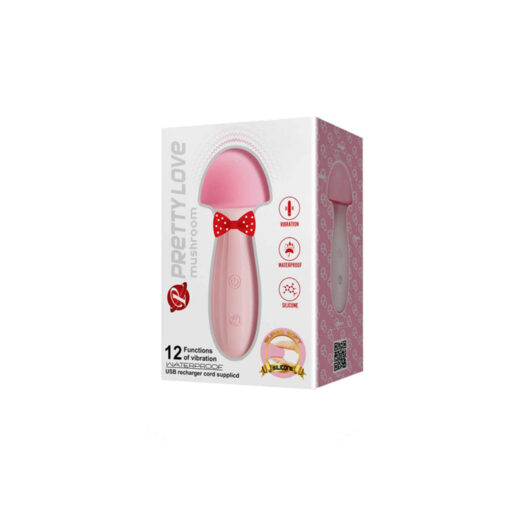 Pretty Love Mushroom masajeador de silicona líquida - Imagen 2