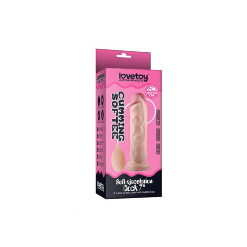 Lovetoy Cumming Softee dildo con eyaculación - Imagen 2
