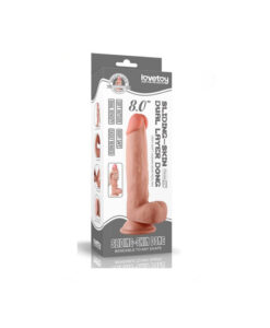 Alternative view of Lovetoy dildo realista piel móvil 8"