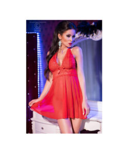 Chilirose CR-4011 picardías con vuelo rojo L/XL