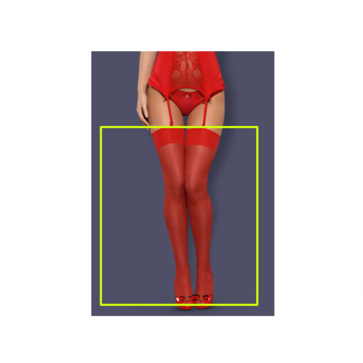 Obsessive S800 medias clásicas rojo S/M