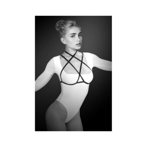 Bijoux Lola arnés de busto elástico negro