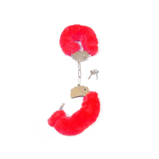 Esposas de peluche suave rojo - Imagen 3