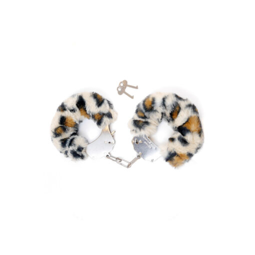 Esposas de peluche suave leopardo