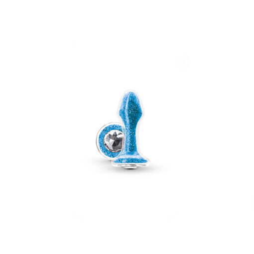 Stardust Swarovski plug anal azul