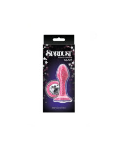 Alternative view of Stardust Swarovski plug anal rosa