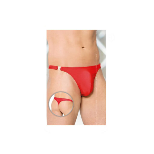 Softline 4432 tanga desmontable rojo L