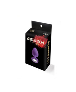 Alternative view of Attraction joya anal silicona morada L