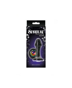 Alternative view of Stardust Swarovski plug anal negro