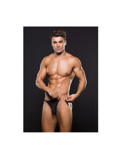 Envy tanga desmontable clásico negro S/M