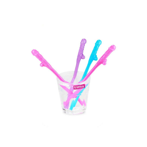 Pack pajitas penes de colores 9 uds - Imagen 5