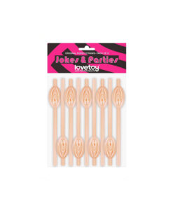 Pack pajitas con forma de chuminos 9 ud