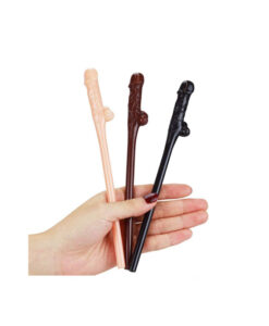 Alternative view of Pack pajitas con forma de penes 9 uds