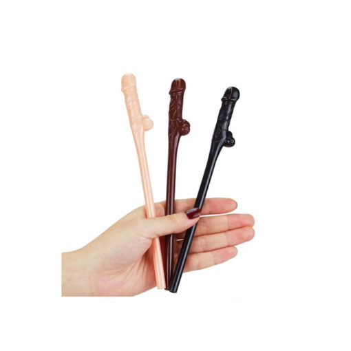 Pack pajitas con forma de penes 9 uds - Imagen 2