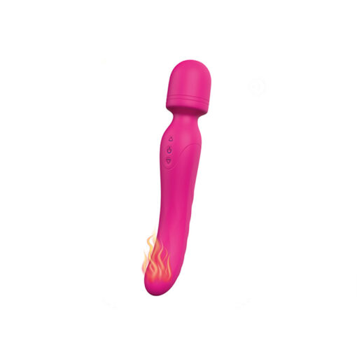 Dreamtoys varita masajeadora con calor y doble motor