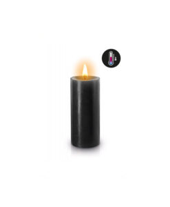 Vela de con cera de baja temperatura negra