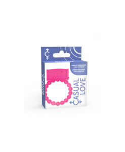 Alternative view of Casual Love anillo vibrador silicona fucsia