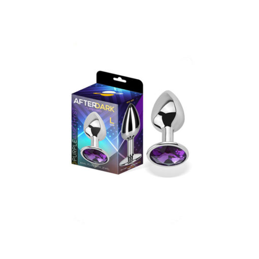 Afterdark plug-joya morado grande
