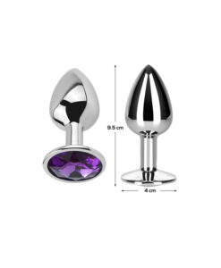 Alternative view of Afterdark plug-joya morado grande