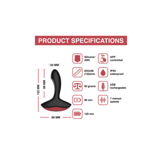 Magic Motion Solstice vibrador prostático bluetooth - Imagen 4