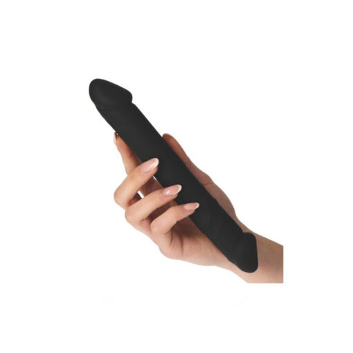 Darkside dildo doble silicona negro - Imagen 3