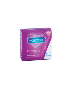 Pasante Intensity preservativos estriados 3 ud