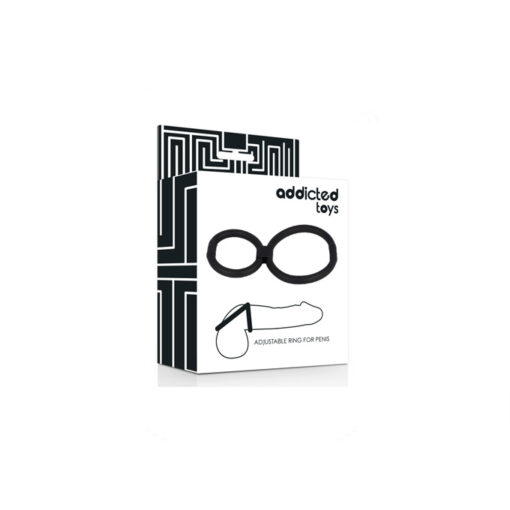 Addicted Toys anillo erector doble negro - Imagen 3
