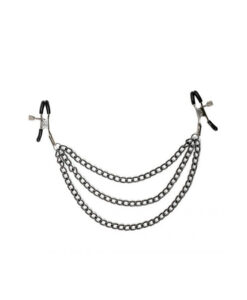 Pinzas pezones triple cadena