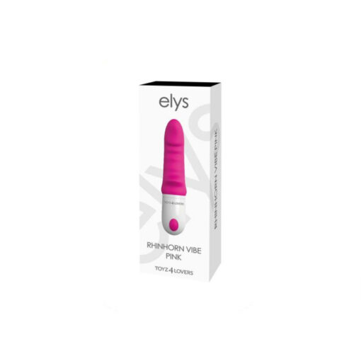 Elys Rinhorn vibrador estriado fucsia - Imagen 2