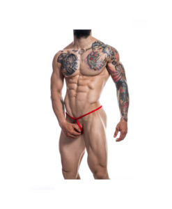 C4M tanga de tiras loopstring rojo M