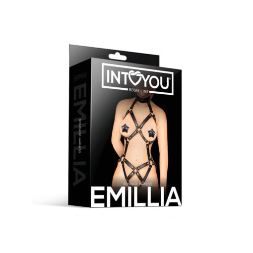 Intoyou Emillia arnés de tiras completo negro - Imagen 2