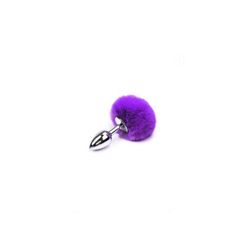 Afterdark plug de metal cola conejo morado