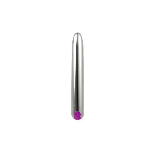 Renee vibrador liso recargable plata