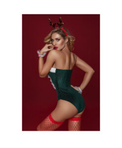 Alternative view of 7520 Disfraz de navidad completo verde T/U