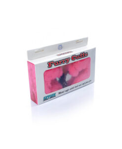 Alternative view of Esposas de peluche suave fucsia