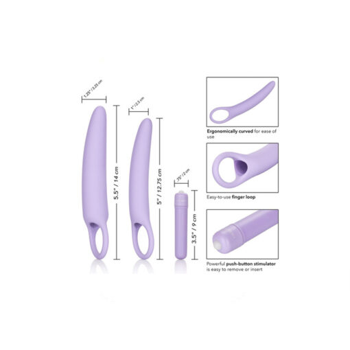 Isabelle dilatadores vaginales de silicona con vibración - Imagen 5