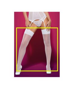 Obsessive S800 medias clásicas blanco L/XL