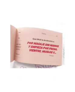 Alternative view of Talonario erótico 12 vales