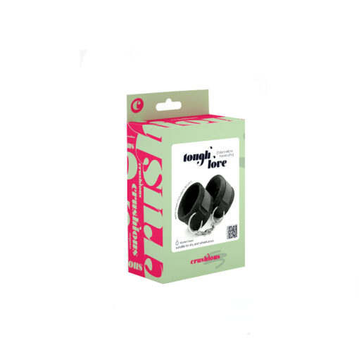 Crushious esposas de velcro con longitud variable negro - Imagen 2