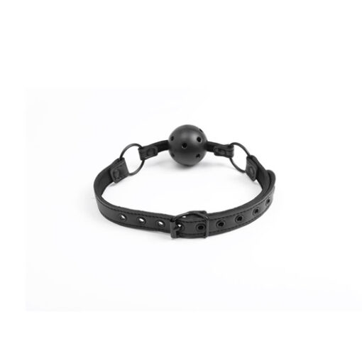 Mordaza transpirable clásica cuero vegano - Imagen 2