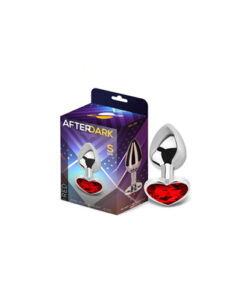Afterdark plug-joya corazón pequeño rojo
