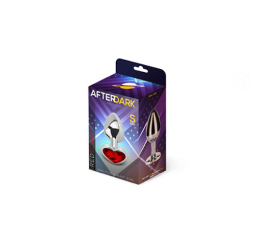 Afterdark plug-joya corazón pequeño rojo - Imagen 5