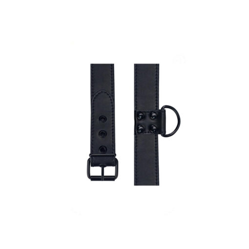 Lovetoy Bondage Fetish collar con cadena negro - Imagen 4